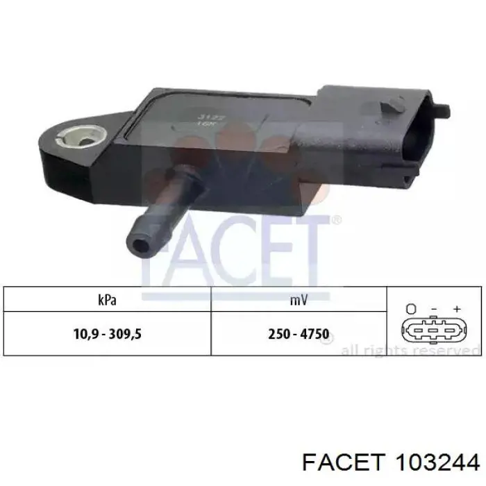 Купить 103244 Facet Датчик MAP