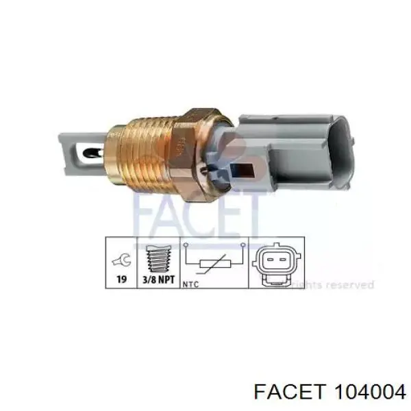 F6SF12A697AB Ford Датчик температуры воздуха на входе
