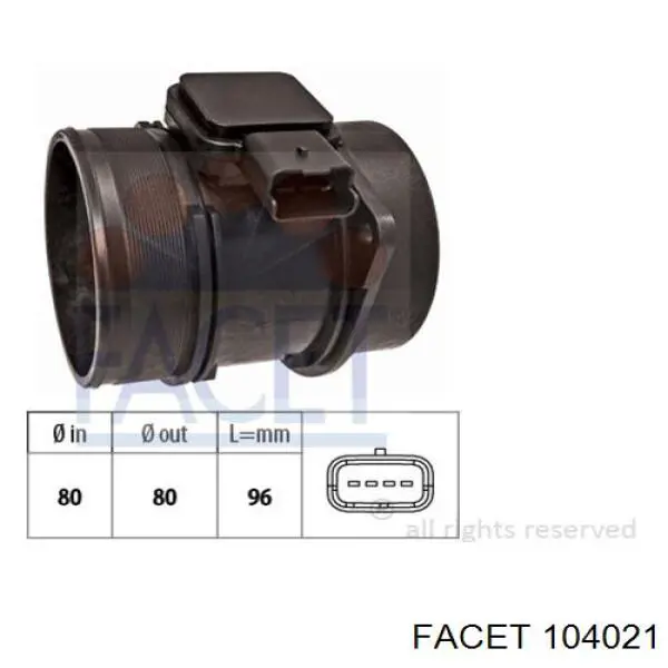 Купить 104021 Facet Терморегулятор воздуха