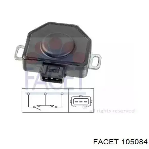 280120326 Bosch датчик положения дроссельной заслонки (потенциометр)