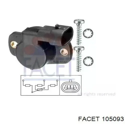 Датчик дроссельной заслонки  Magneti Marelli KITPF1C цена, от 28.58 USD