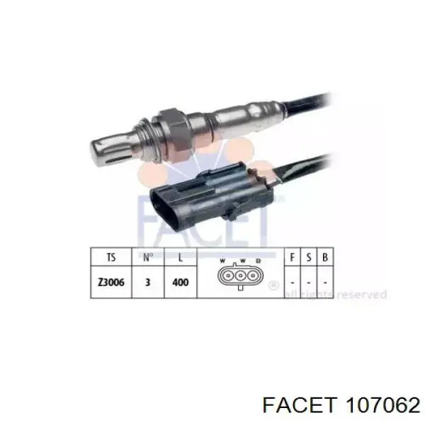 Лямбда-зонд 107062 Facet