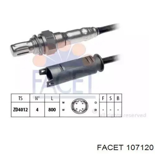 Лямбда-зонд 107120 Facet