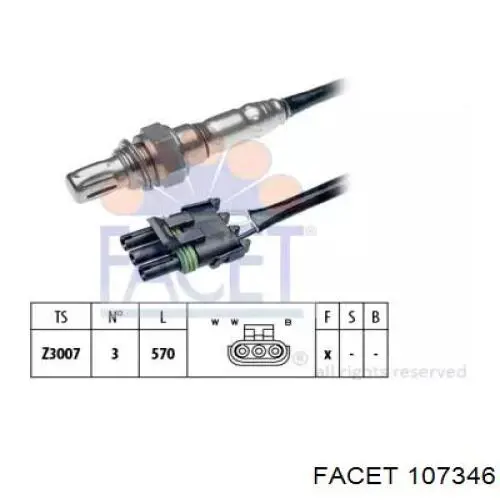 Лямбда-зонд 107346 Facet