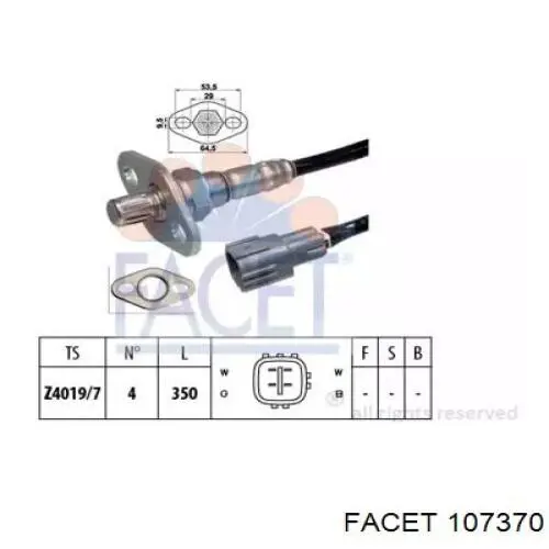 Лямбда-зонд 107370 Facet