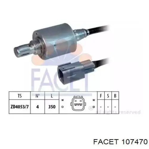 Лямбда-зонд 107470 Facet