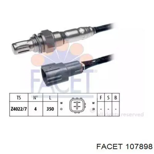 Лямбда-зонд 107898 Facet