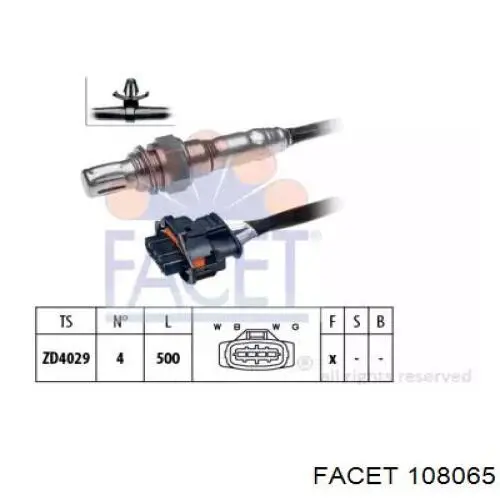 Лямбдазонд, датчик кислорода до катализатора Opel 0855422 цена, от 42.59 USD