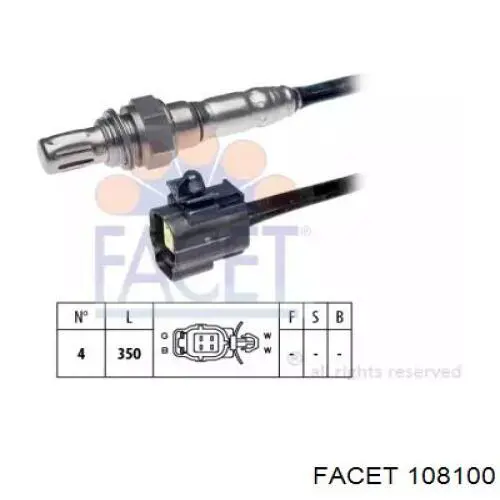 Sonda lambda, sensor de oxigênio até o catalisador para Nissan Almera (B10RS)