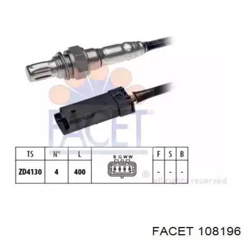 Sonda Lambda 108196 Facet