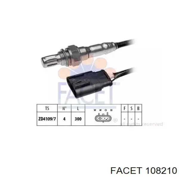 Лямбда-зонд 108210 Facet