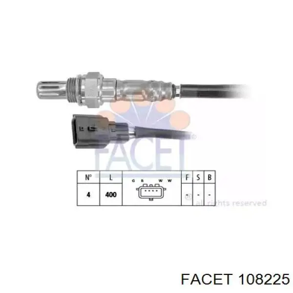 226A03ST0A Nissan sonda lambda, sensor de oxigênio até o catalisador