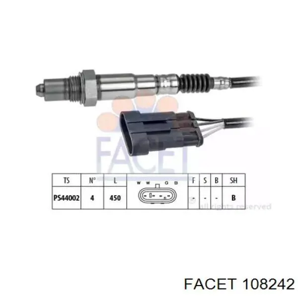 Лямбда-зонд 108242 Facet