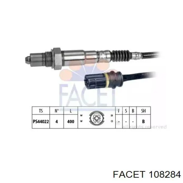 Лямбда-зонд 108284 Facet