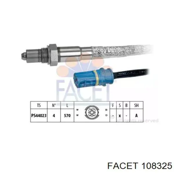 Лямбда-зонд 108325 Facet