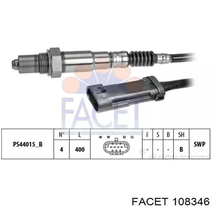 Лямбда-датчик Facet 108346