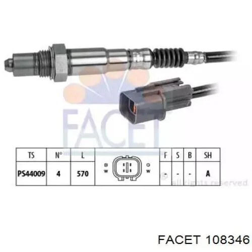 Sonda Lambda 108346 Facet