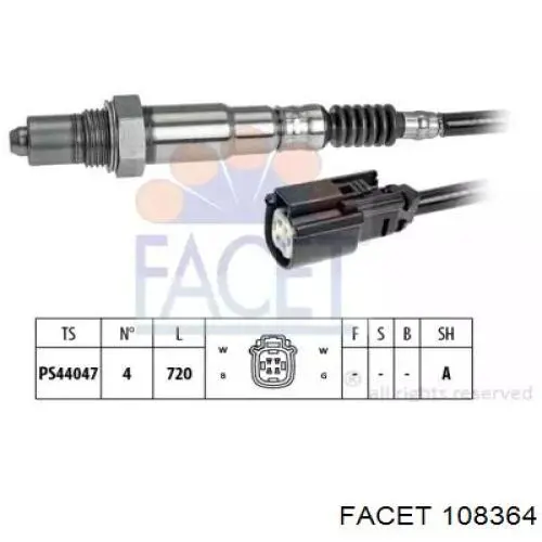 22536 NTK sonda lambda, sensor de oxigênio depois de catalisador