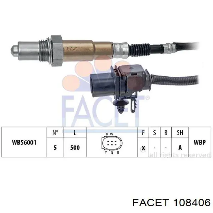 Sonda Lambda 108406 Facet