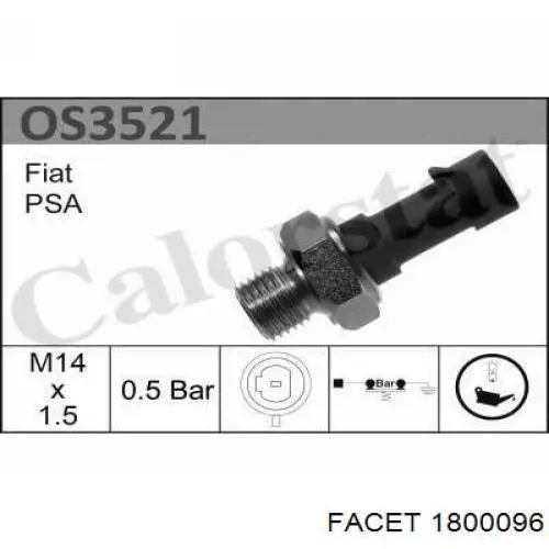 Купить 90335039 Opel Датчик давления масла
