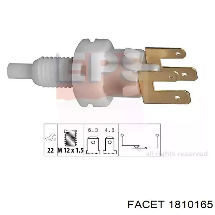 Купить 253204M400 Renault (RVI) Лягушка стоп сигнала