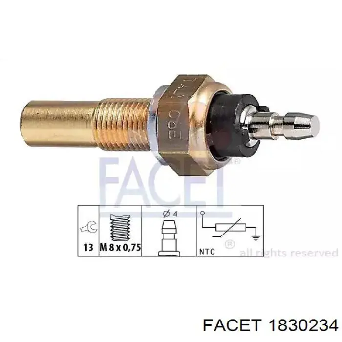 F62F12A648AA Ford Термовыключатель