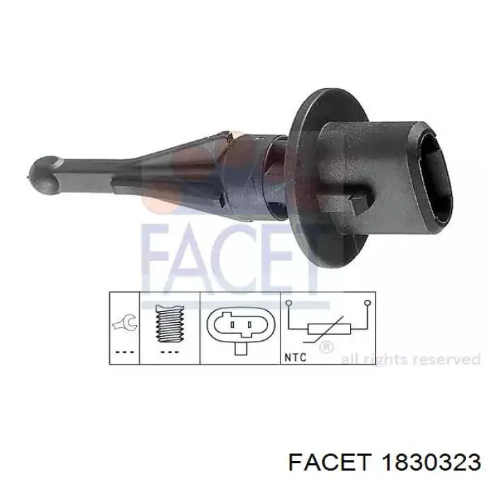 Датчик температуры охлаждающей жидкости, на приборе VEWS3068 Vernet