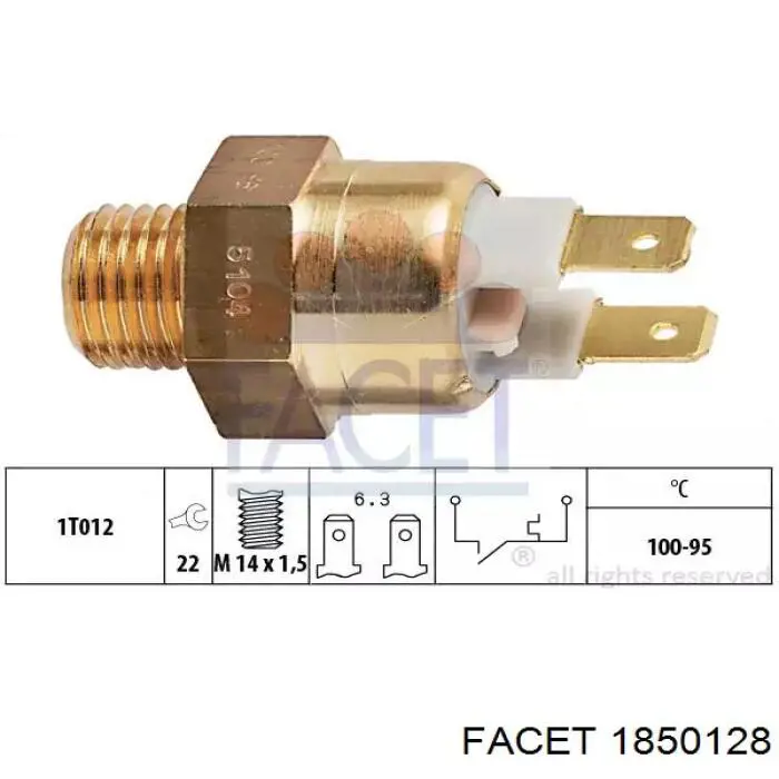 Купить 9746 Febi Датчик включения вентилятора радиатора 