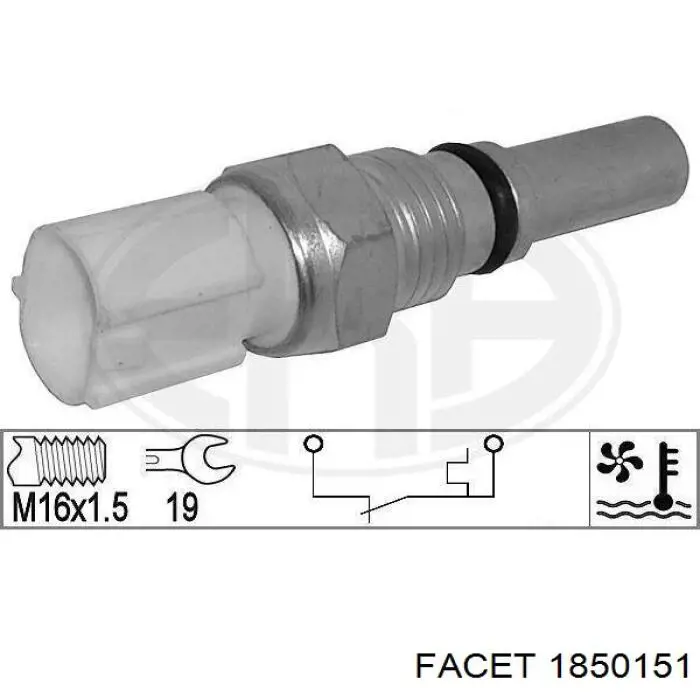 MT0552 Santech датчик температуры охлаждающей жидкости (включения вентилятора радиатора)