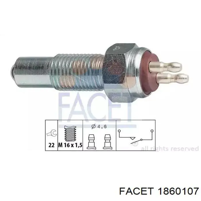 Датчик фонарей заднего хода Ford 6871978