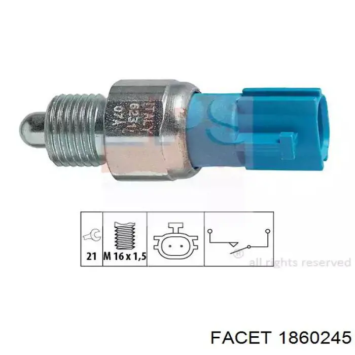 Датчик фонарей заднего хода Opel 93161462