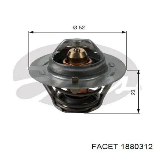 Термостат в сборе Vernet 595588J