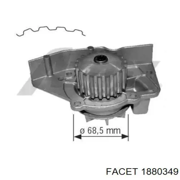 Термостат 2048992 Opel