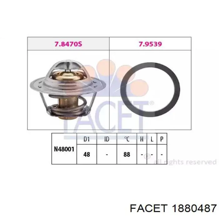 Термостат в корпусе Denso DTM88201 цена, от 9.39 USD