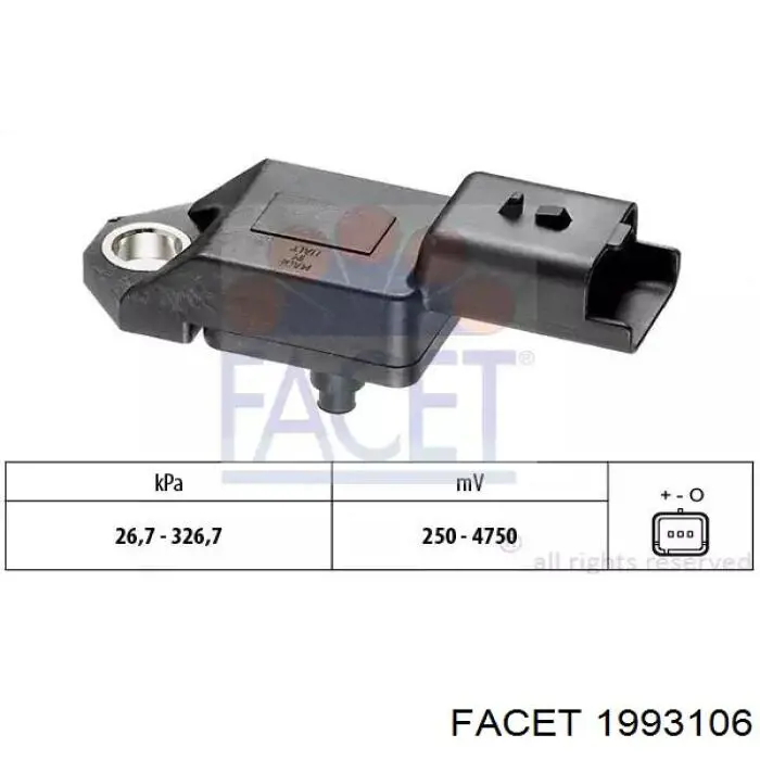 A0261230189 Mercedes Датчик давления воздуха