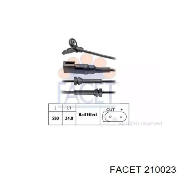 Передний датчик АБС ERT 530053 цена, от 18.10 USD