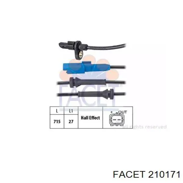 90947 Meat&Doria sensor abs traseiro