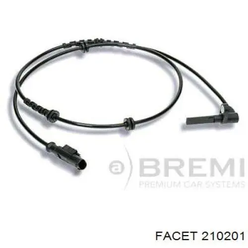 Sensor ABS delantero 210201 Facet