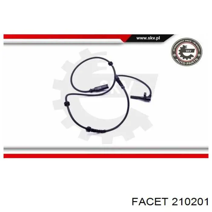 Датчик АБС передний 210201 Facet