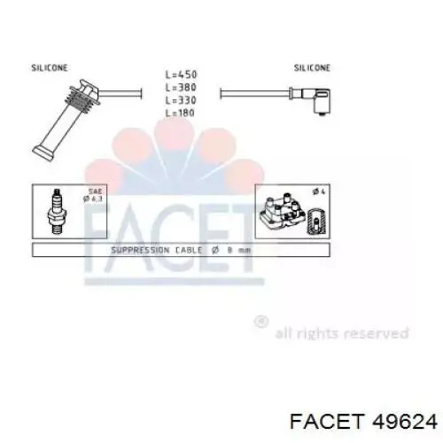 Высоковольтные провода 49624 Facet