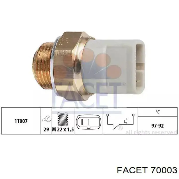 Купить 1202 FAE Датчик давления масла
