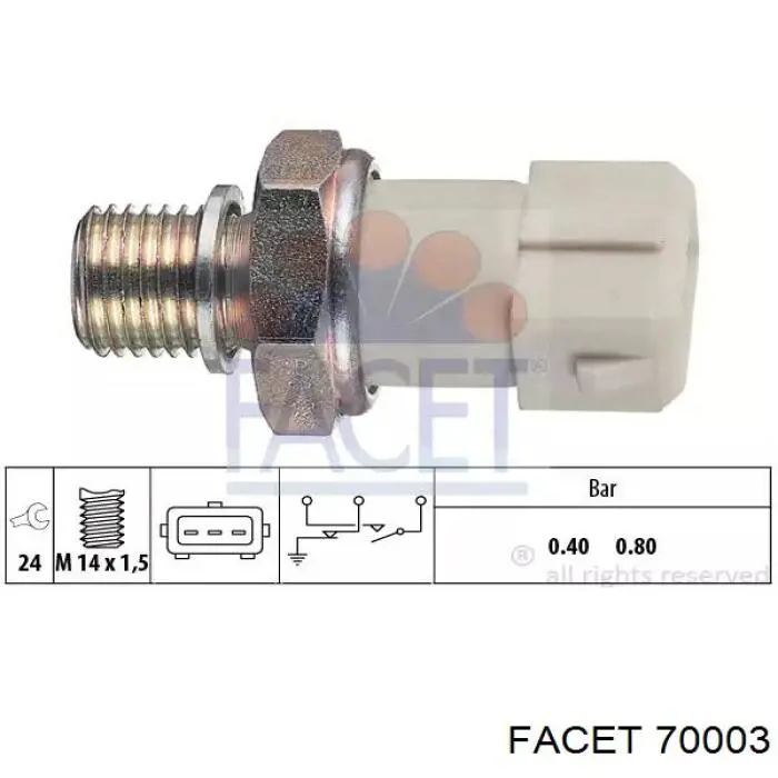 Купить XOPS75 QUINTON HAZELL Датчик давления масла
