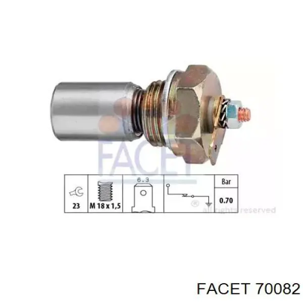 Датчик давления масла 9151443280 Renault (RVI)