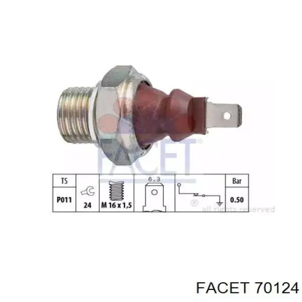 Манометры (указатель давления масла) Facet 70124 цена, от 3.21 USD