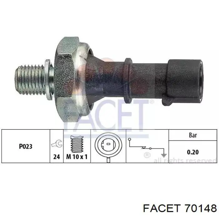  Датчик давления масла Jaguar X-type 