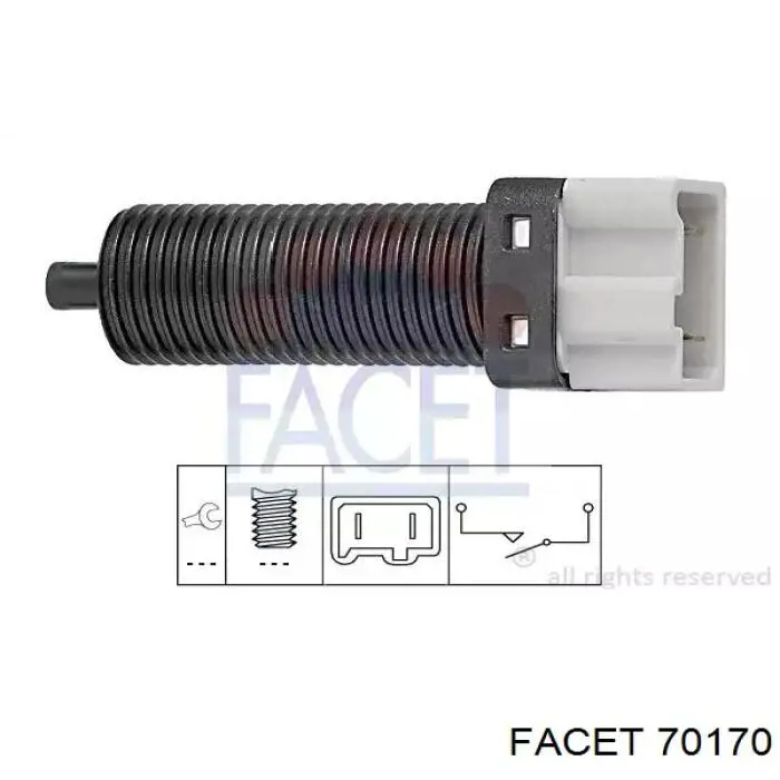 Купить 70170 Facet Датчик давления масла