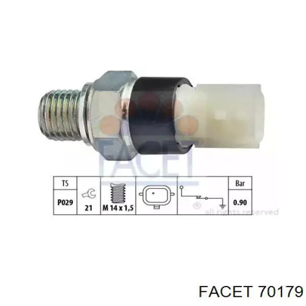 Датчик давления масла 70179 Facet