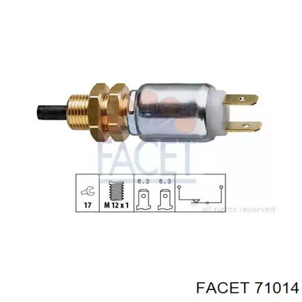 Interruptor Luz De Freno 71014 Facet