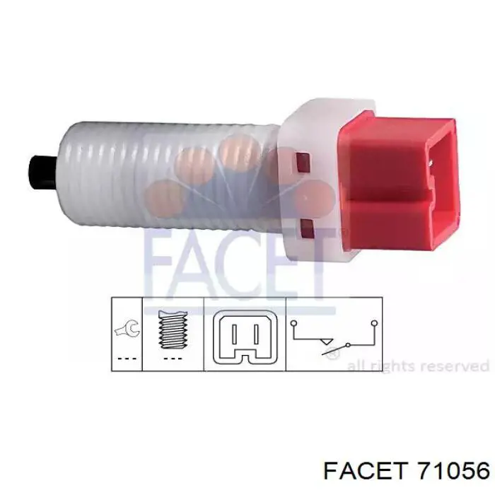 Датчик стоп сигнала 71056 Facet