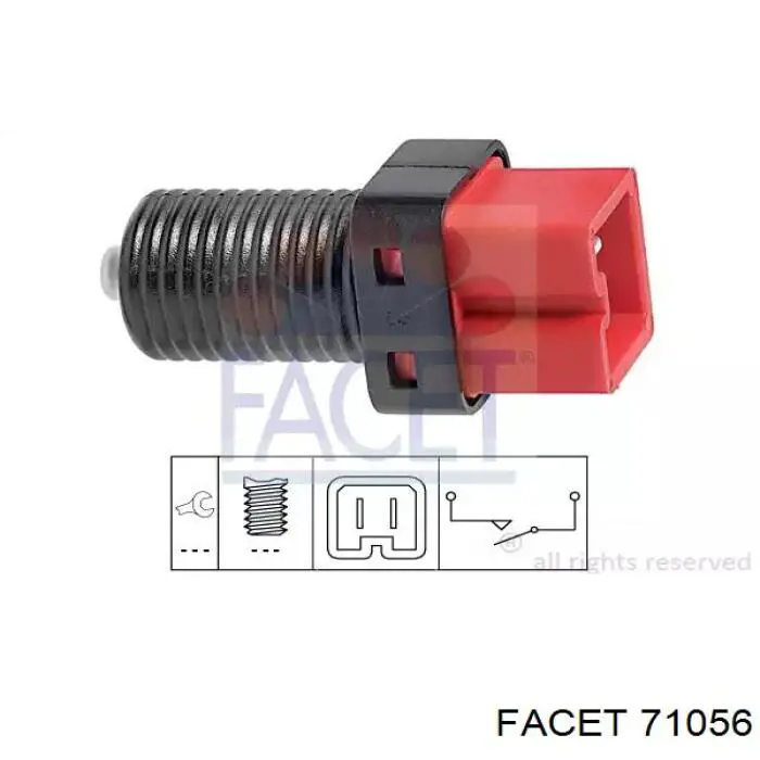 Купить 71056 Facet Лягушка стоп сигнала
